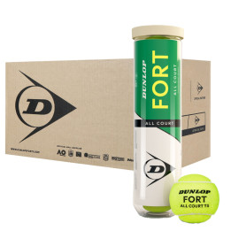 Tenisové lopty DUNLOP FORT ALL COURT TS 4BT - Kartón 18 bal.